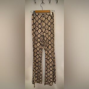 Snake Print Pants